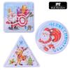 Dětské vánoční téma chodící korálkové bludiště hračky kreslený los Santa vzor trénink koordinace ruka-oko puzzle hračka vánoční dárky