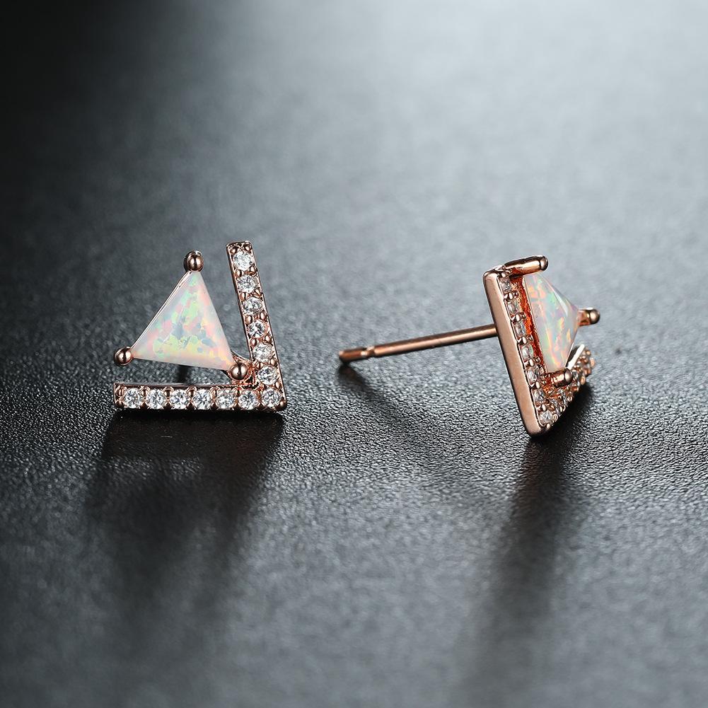 Korean Style Fashionable New Accessory Triangle Earrings
