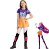 Costume da Cosplay K-pop Mira 120cm Abito da Esibizione per Bambini Regalo per Festa di Compleanno per Bambini 5-7 Anni