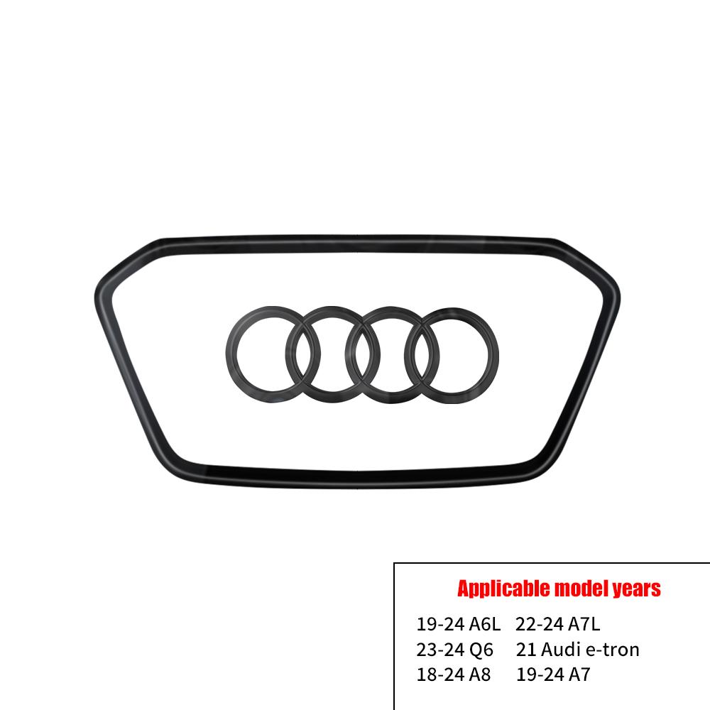 2026 Hot Car Steering Wheel Center Logo Covers Stickers Decoration For AN1 A4L A6L A5 A8L A3 A7 Q3 Q7 Q5 E-TRON A8 A7L Q6 Q8 SQ5 Q5L
