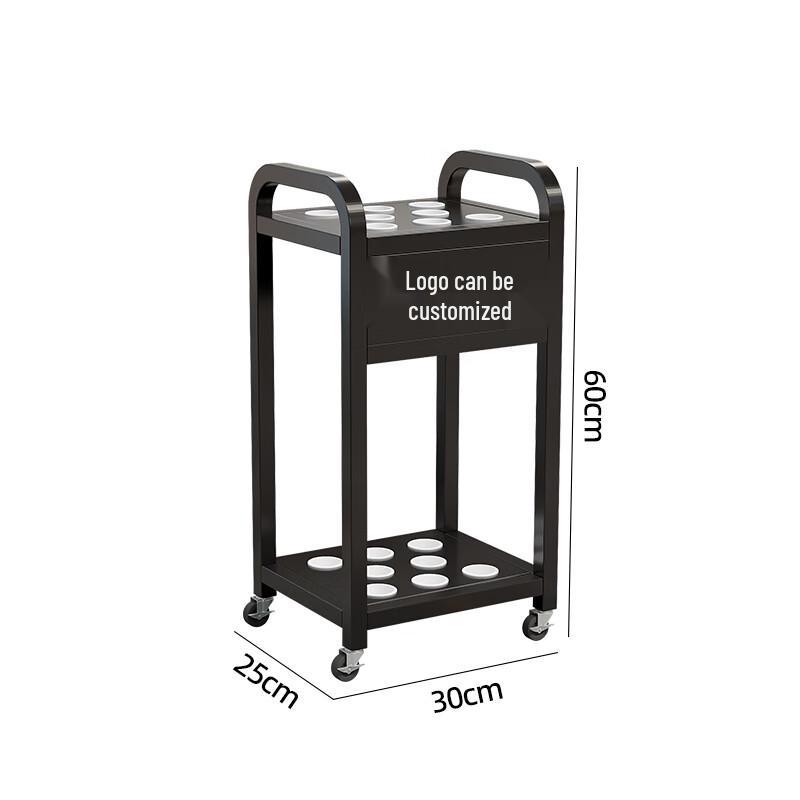 Floor-Standing Metal Billiard Cue Storage Rack