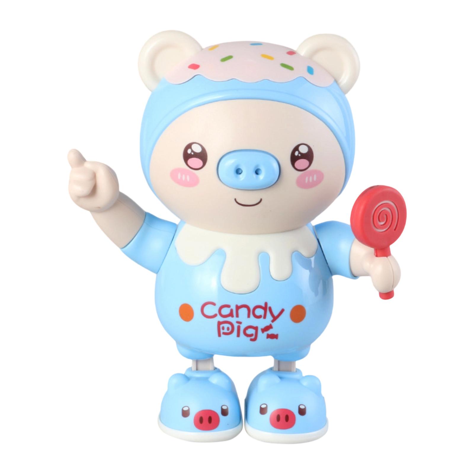 Electric Baby Toy With Sound,  Movement,  Singing,  Dancing And Twisting One Size синий