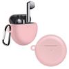 Luxury with Keychain Flexible Earphones Pouch Protective Cover Soft Silicone Case Shockproof Sleeve
