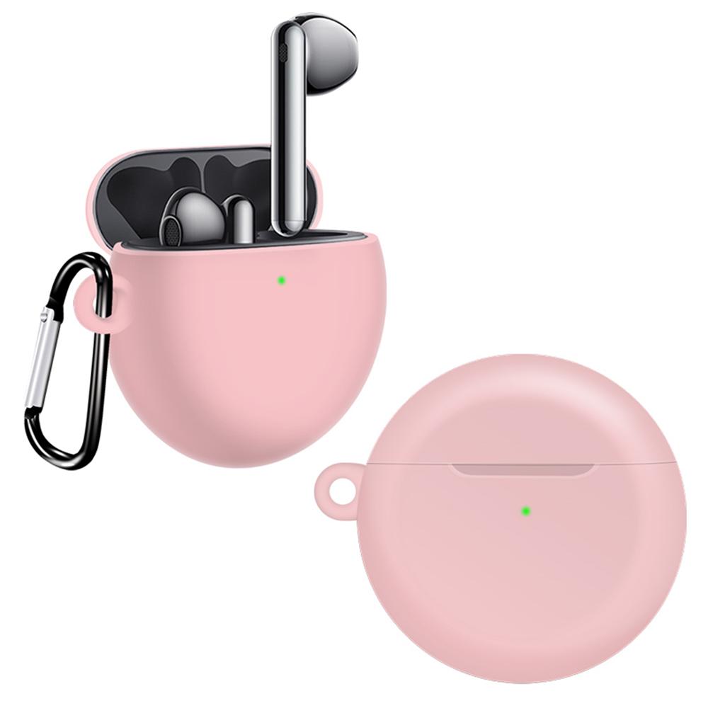 Luxury with Keychain Flexible Earphones Pouch Protective Cover Soft Silicone Case Shockproof Sleeve