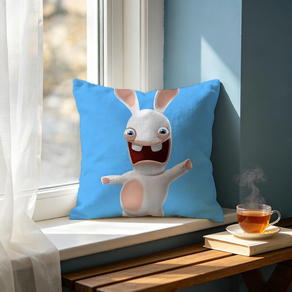 Cartoon RRabbidsing Cushion Cover Cushion Cover Set Pcs x x x Pillowcase Decorative Sofa Home Decor