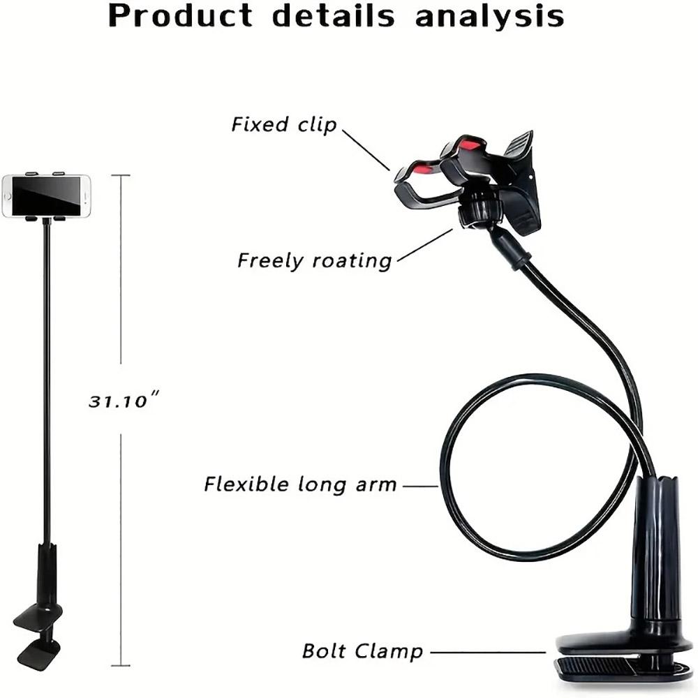 Tablet Phone Holder 360 Degree Rotating Spiral Base Lazy Person Rack Holder Phone Bedside Bracket Desktop Stand No Need To Hold