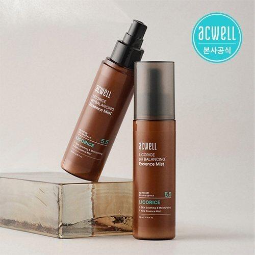 [ACWELL] ACWELL Licorice Water PH Balancing Essence Mist 100ml + 3 Random Samples_636454