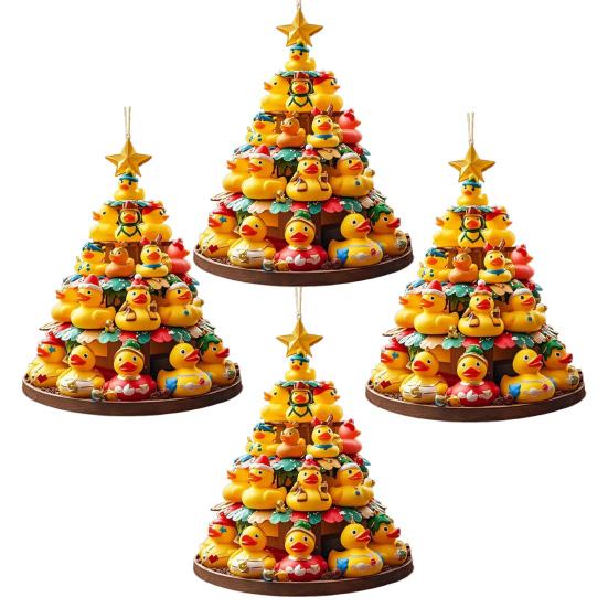Christmas Pendant Duck Decor Holiday Party Favors Gift Festive Atmosphere Home Office Party Decorative Ornament