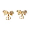 Colección Primavera Verano 2026 Pendientes con Logo CD Pendientes Unisex Oro E4713WOMMT-D300