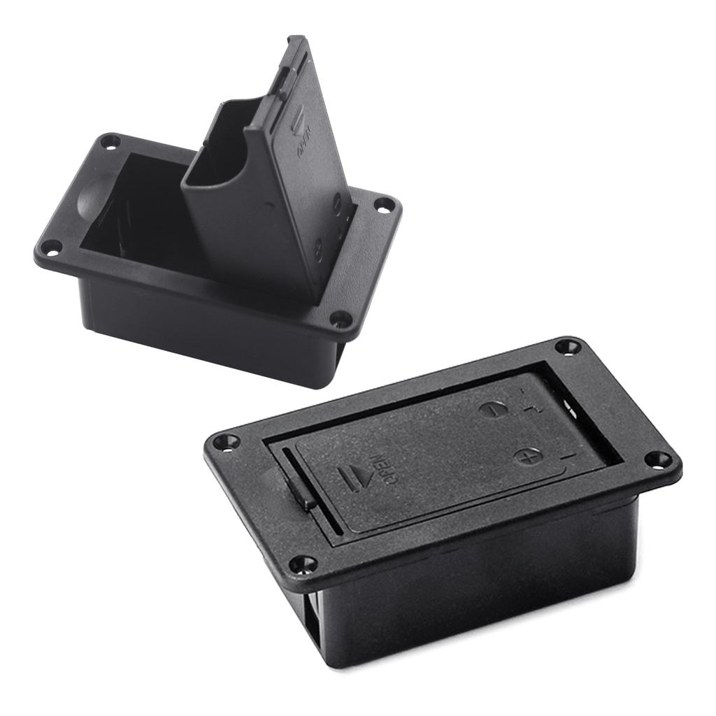 Active Bass Guitar Pickup 9V Battery Case Holder Box 9V Battery Compartment for Electric Guitar Bass Accessories