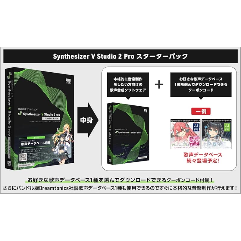 AHS Synthesizer V Studio 2 Pro Starter Pack