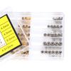 100Pcs/Box Watch Crowns Watch Waterproof Replacement Assorted Repair Tools Silver Gold Watch Accessories For Watchmaker