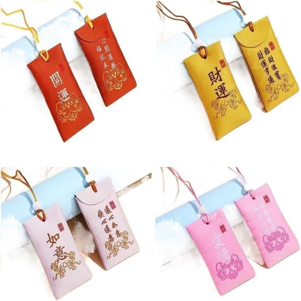 Bring Lucky Spiritual Salt Pouch Pendant Necklace Buddhist Spiritual Salt Pouch Necklace  Women Men