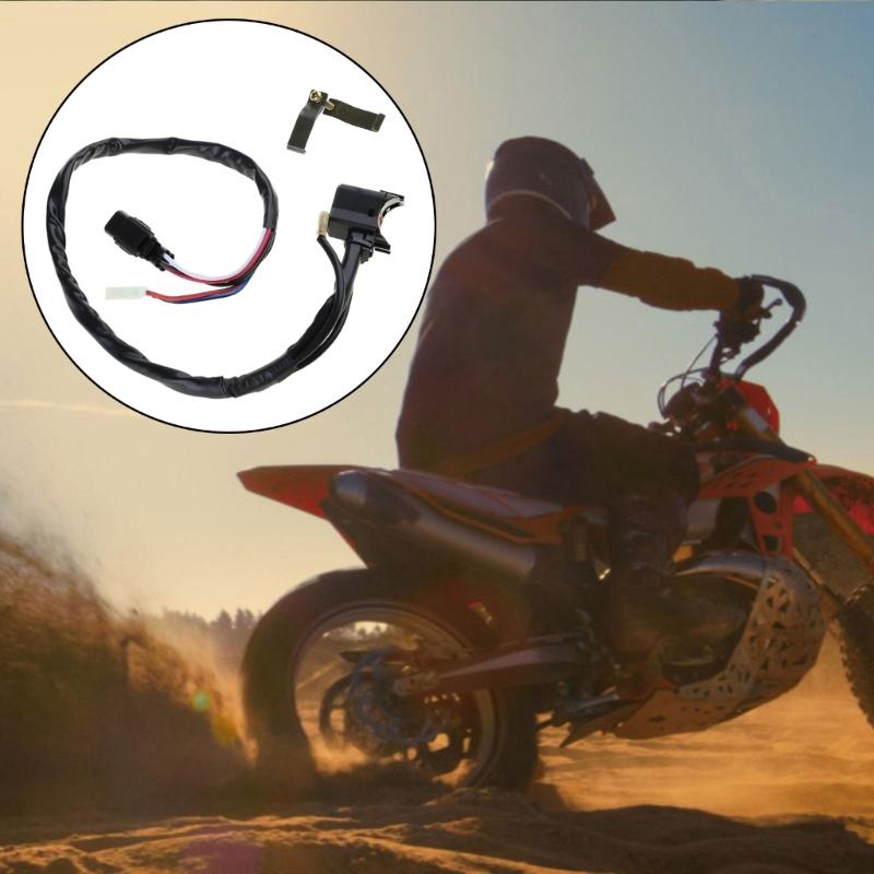 Motorcycle Universal Stop Start Kill Switch Button With Indicator Light