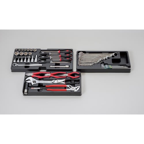 TONE TSH4509 Tool Set, 12.7mm (1/2") Drive, Red, 53 Pieces