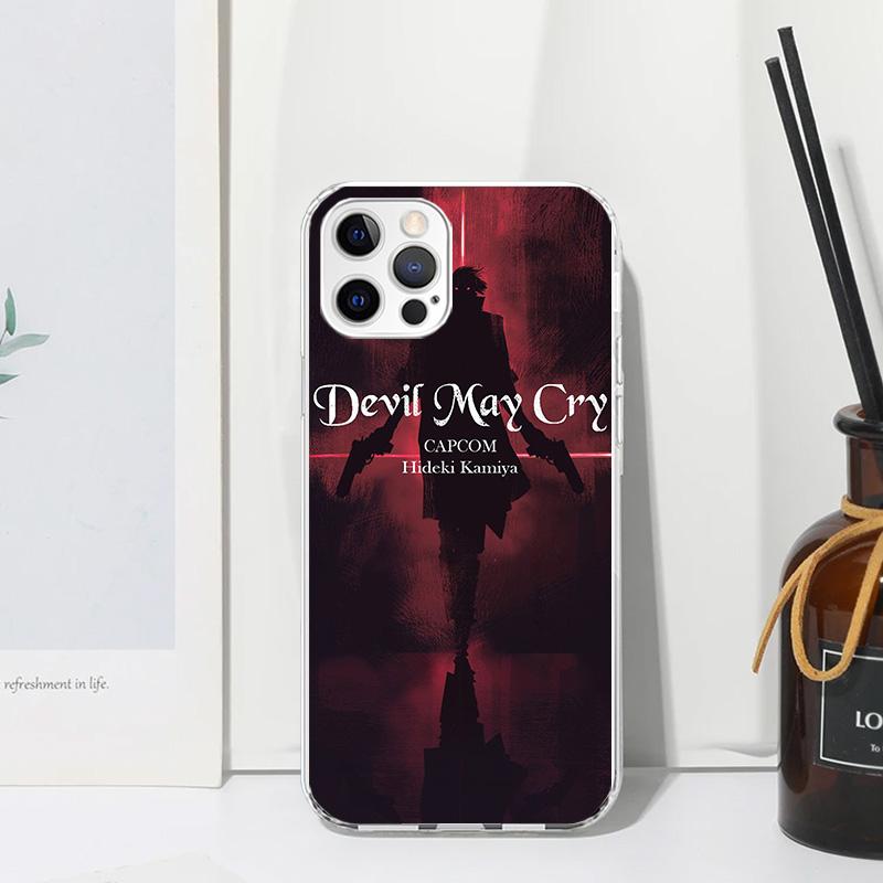 Game D-Devil May Cry 5 Phone Case For Iphone 17 Air 16 15 Plus 16E 14 Pro Max 13 Mini 12 11 7 8 SE Fundas Soft Back Cover 17 Air