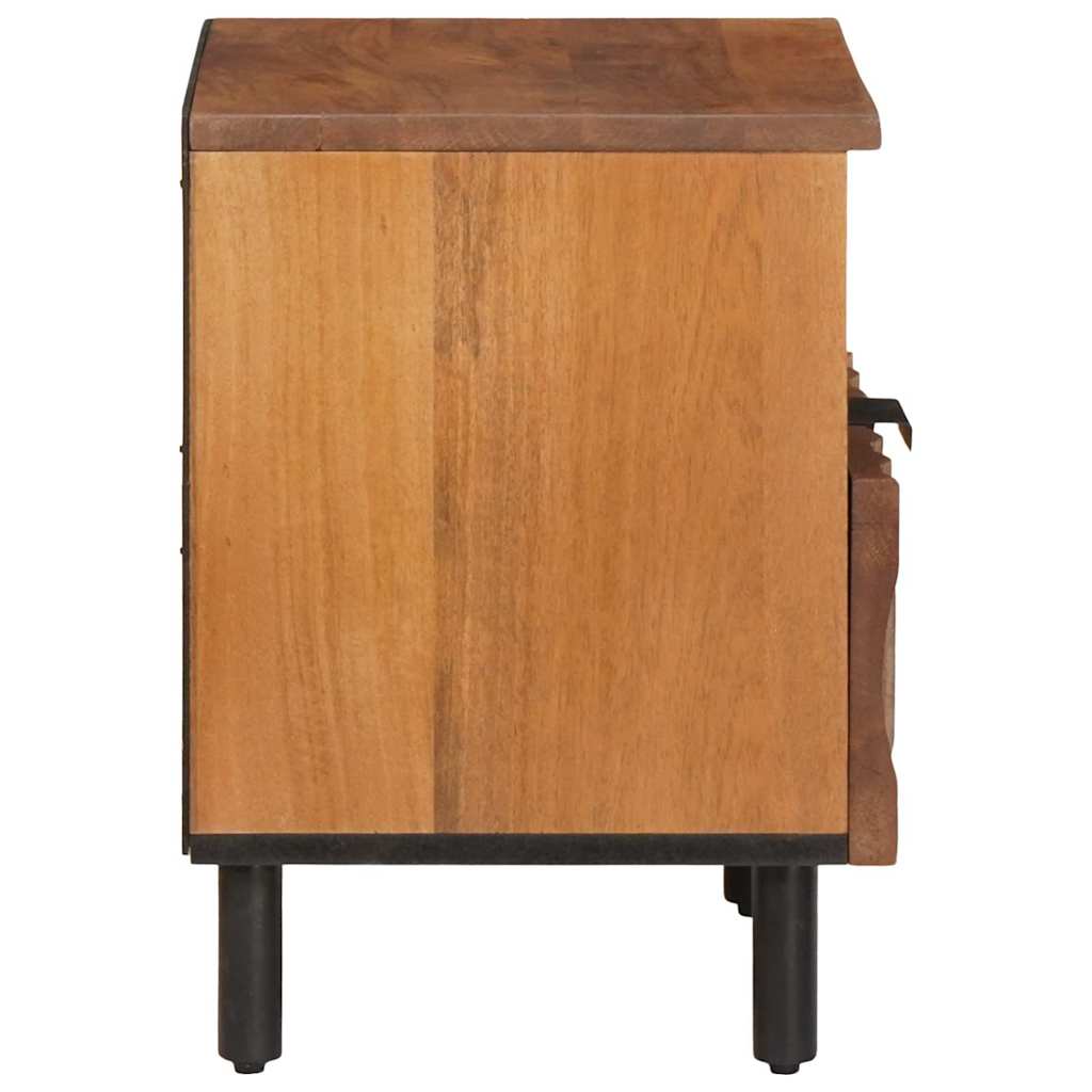 Nightstand Brown 40 x 33 x 46 cm Solid Mango Wood
