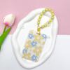 Sweet Floral Card Protective Sleeve Neck Strap Lanyard Card Holder Cute Card Case  ID/Bus/Bank Card