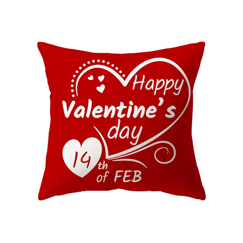 Christmas Theme Christmas Decoration Printed Pattern Cushion Cover Home Living Room Sofa Decor Waist Cushion Pillow Cover