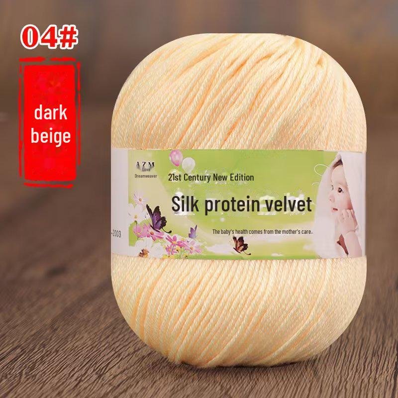 Детская пряжа из 6 нитей для ручной вязки свитеров, кукол, шарфов, тапочек.. Акриловый материал. null