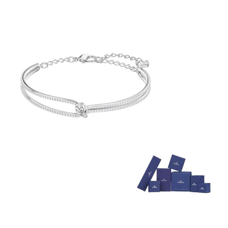 Swarovski Artificial Crystal Bangles Womens F-Original brand box