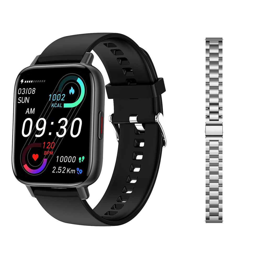 1.69 Inch Blue Tooth Call Smart Watch Blood Pressure Oxygen Monitor Diy Dials Heartrate Tracker Smartwatch Women Men Pk P8