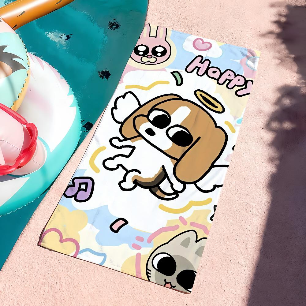 

1pc cartoon beach towel Cute S-Siam-Lipu Cartoon Towel Quick Dry Soft Yoga Swimming Fitness Mountain Climbing Large Beach Towels W30*H60(CM)