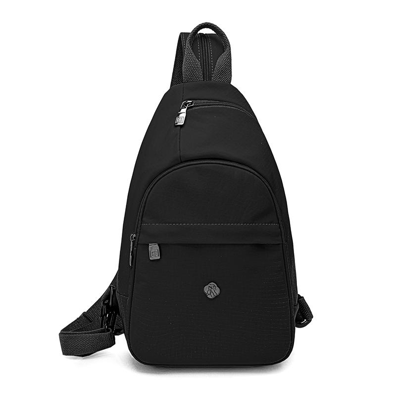 Solid Color Backpack Multi-functional Chest Bag Women's Shoulder Crossbody Bag