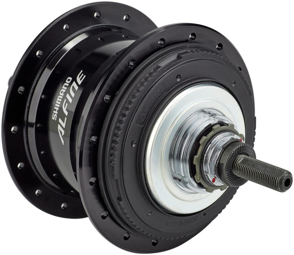 SHIMANO vnitřní 11rychlostní náboj řazení černý 36H hřídel 187mm 135mm kompatibilní s rotorem se středovým zámkem ISGS700111AL SG-S7001-11 délka STARÝ