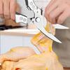 Heavy Duty Kitchen Scissors Poultry Scissors with Safety Lock Food Prep Scissors for Cutting Bones Scraping Fish Scales Cracking Nuts
