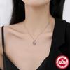 sterling silver water drop pendant necklace - a dazzling fashion accessory