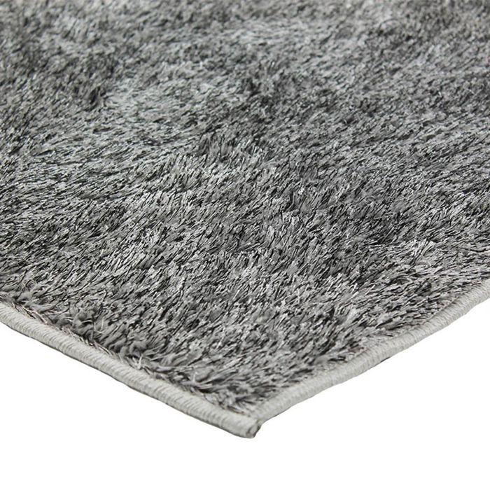 Living Room Rug Extra-soft Shiny Effect Grey 120x170