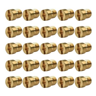 25pcs Carburetor Main Jet M5 5mm Thread For Dellorto PHBG 21 19.5 19 SHA 13 14 15 16 19 20 SHBC 19 Carburetor Injector Nozzle