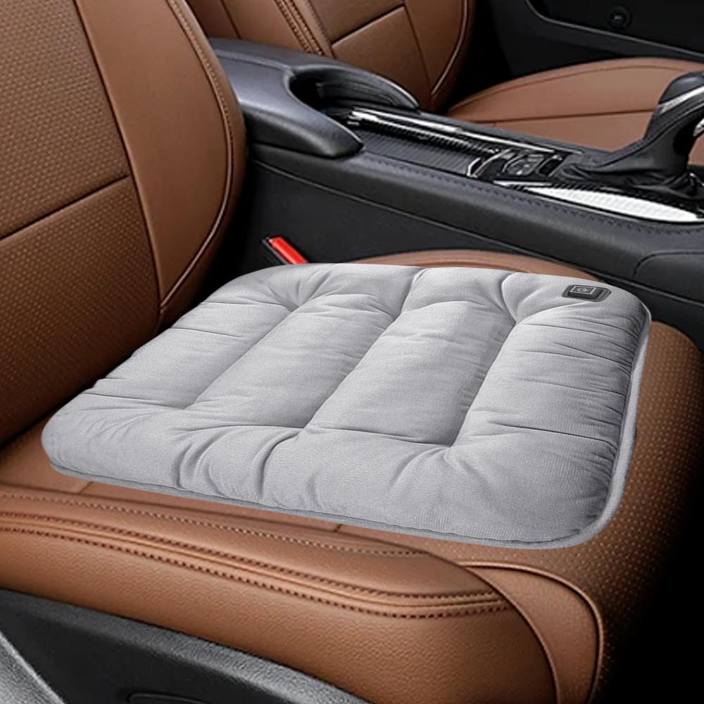 Heating Seat Cushion For Car Graphene Electric Car Seat Mat Plush Outdoor Heated Chair Cushions USB-Powered Massage Heat Seat