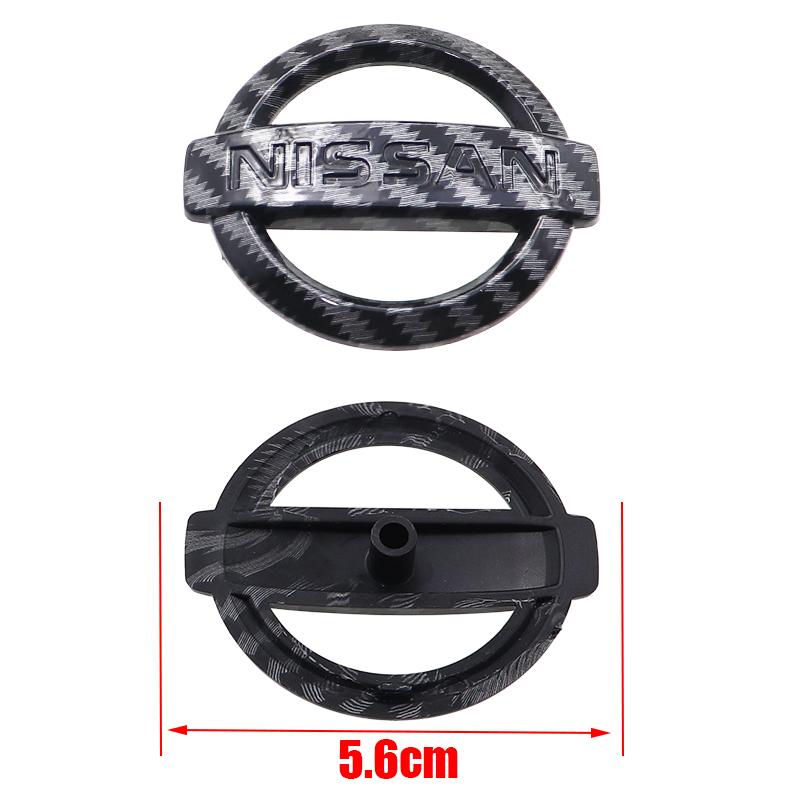1pcs 3D 52mm 56mm Nissan Steer Wheel Emblem Sticker Car Steering Wheel Sticker Car Interior Emblem Car Accessories