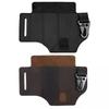 Tactical Multi Tool Belt Leather Bag Portable Tool Storage Bag Holster Outdoor Camping Hunting Waist Leather Pocket