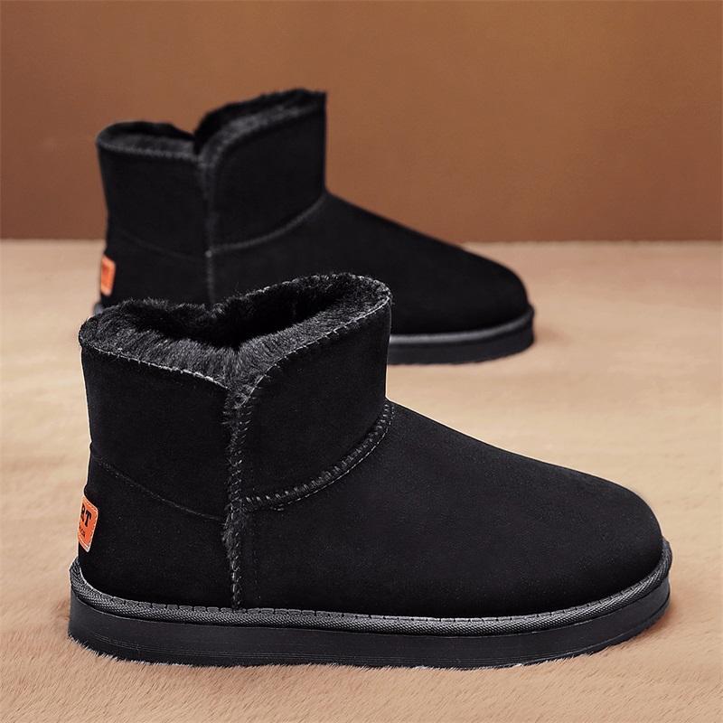 TUINANLE Protiskluzové Hrubé Plyšové Sněhule Dámské Platforma Kožešina Zimní Boty Pánské Nazouvací Teplé Bavlnou Polstrované Boty Dámské