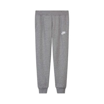 Logo Print Cuffed Casual Knit Sports Pants Kids Bottoms Gray DC7207-091