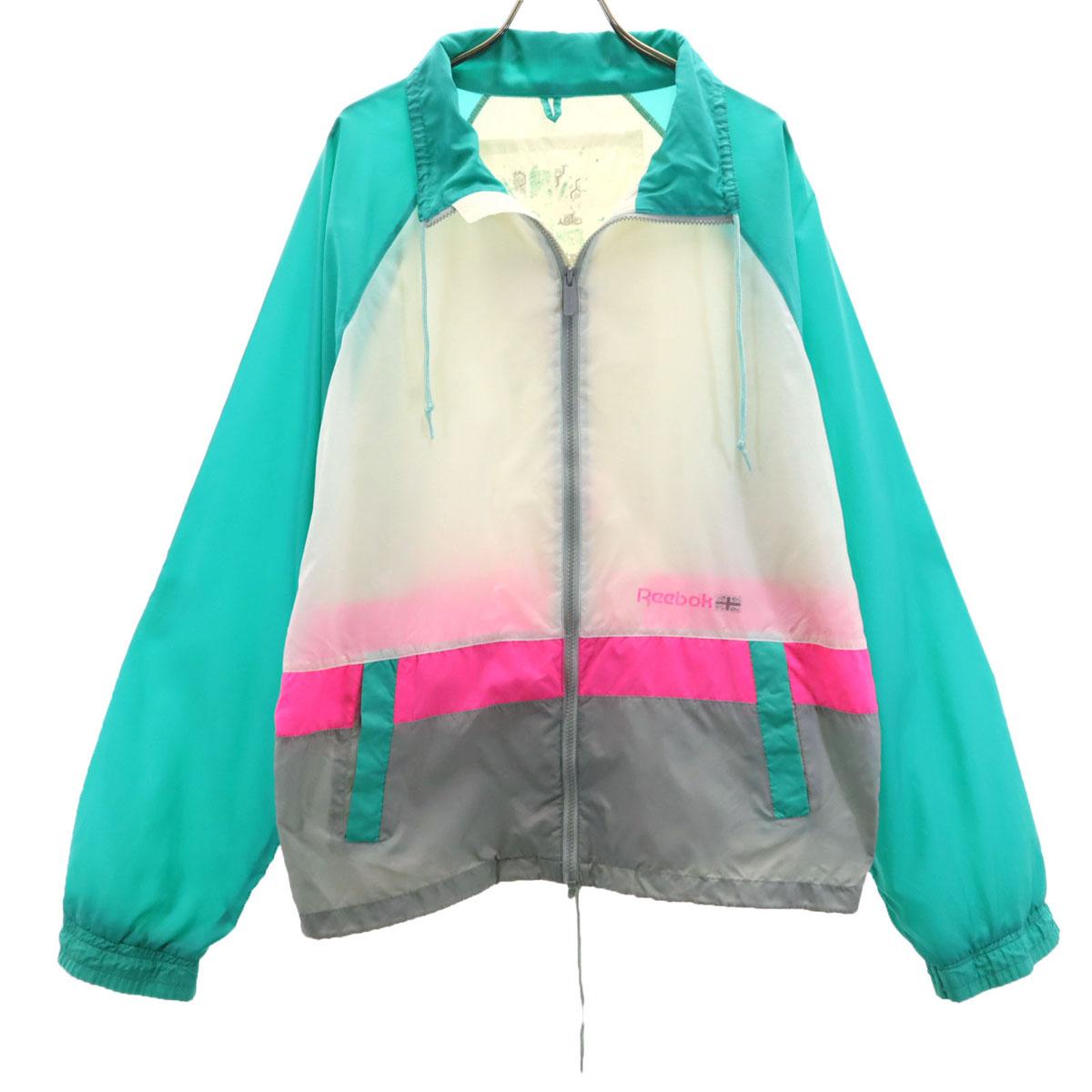 

Reebok 90s Old Nylon jacket XL Green system Men s Used