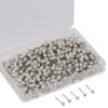 500PCS White Push Pins Plastic Decorative Thumb Tacks for Bulletin Board Cork Board Tacks