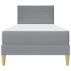 Bed Frame Light Grey 80 x 200 cm Polyester