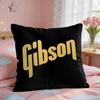 GGibson Musical Guitar Cushion Cover Square Short Plush Pillow Case Living Room Sofa Home Decor Funda X