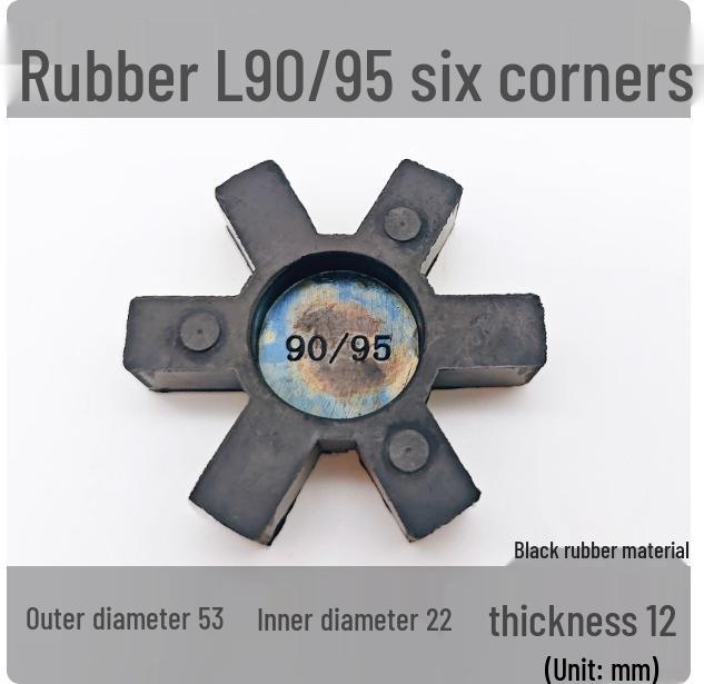 L-Shaped Hexagonal Rubber Shock Absorber Pad
