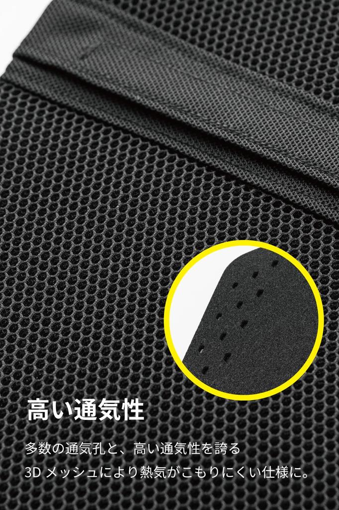 RS Taichi Stealth CE Back Size M Protector, Black, [NXV019]
