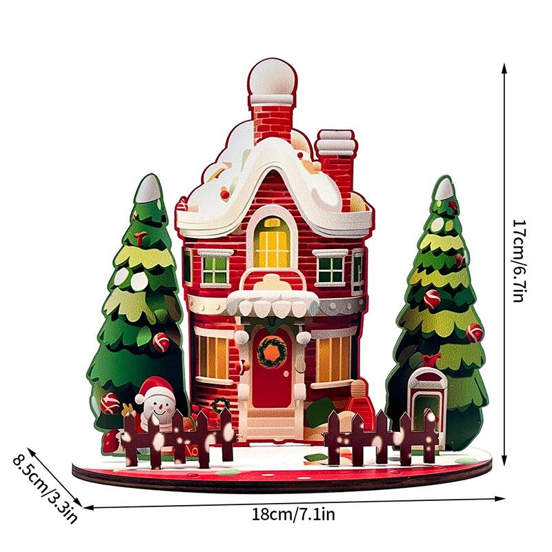 

Рождественские деревянные подарочные украшения своими руками 2025 Веселая рождественская атмосфера рабочего стола Decortion Подарки на рождественскую вечеринку для детей Фотореквизит