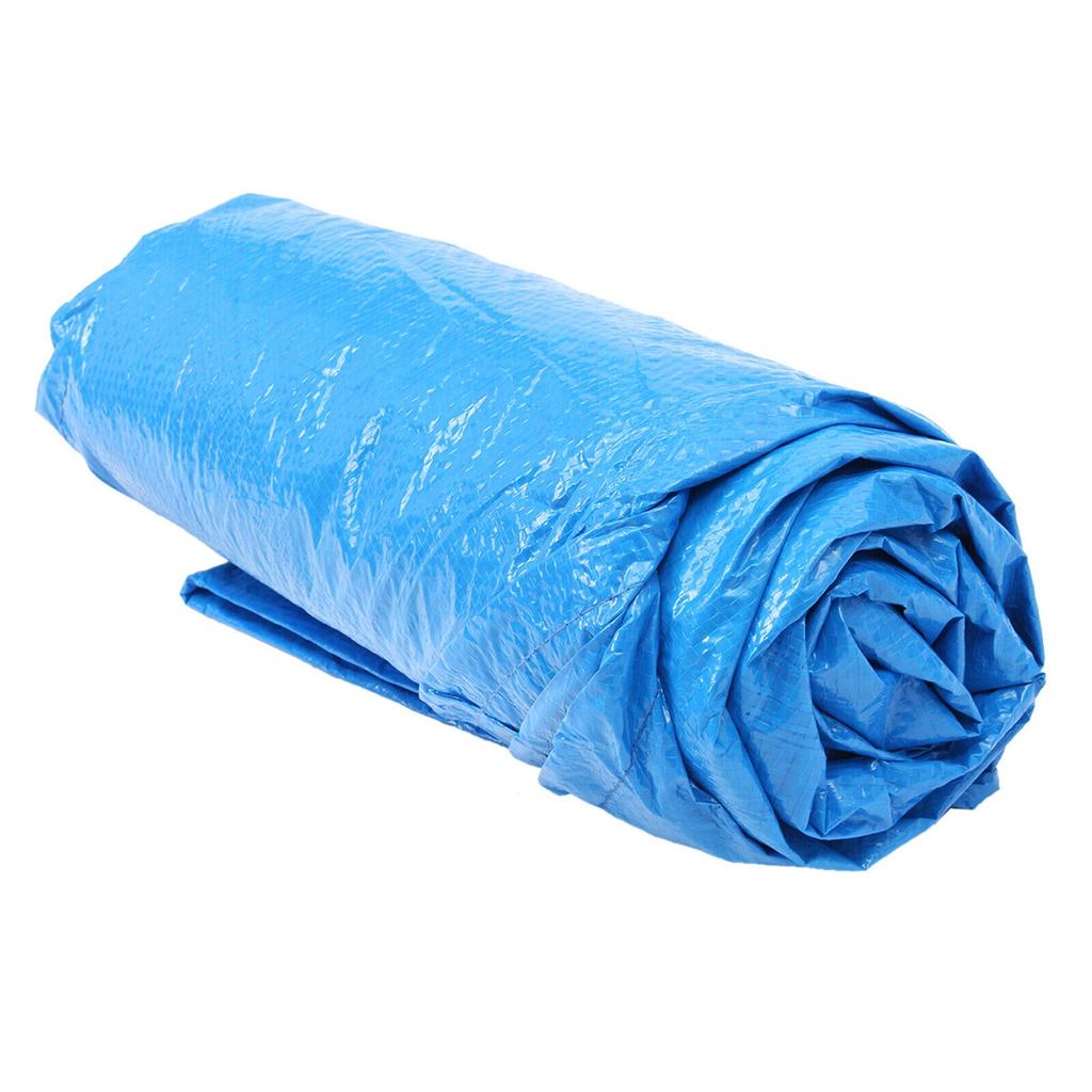 10/12/15ft Swimming Pool Cover PE Dustproof Protection Mat For Outdoor 10/12/15ft Swimming Pool Cover PE Dustproof Protection Mat For Outdoor