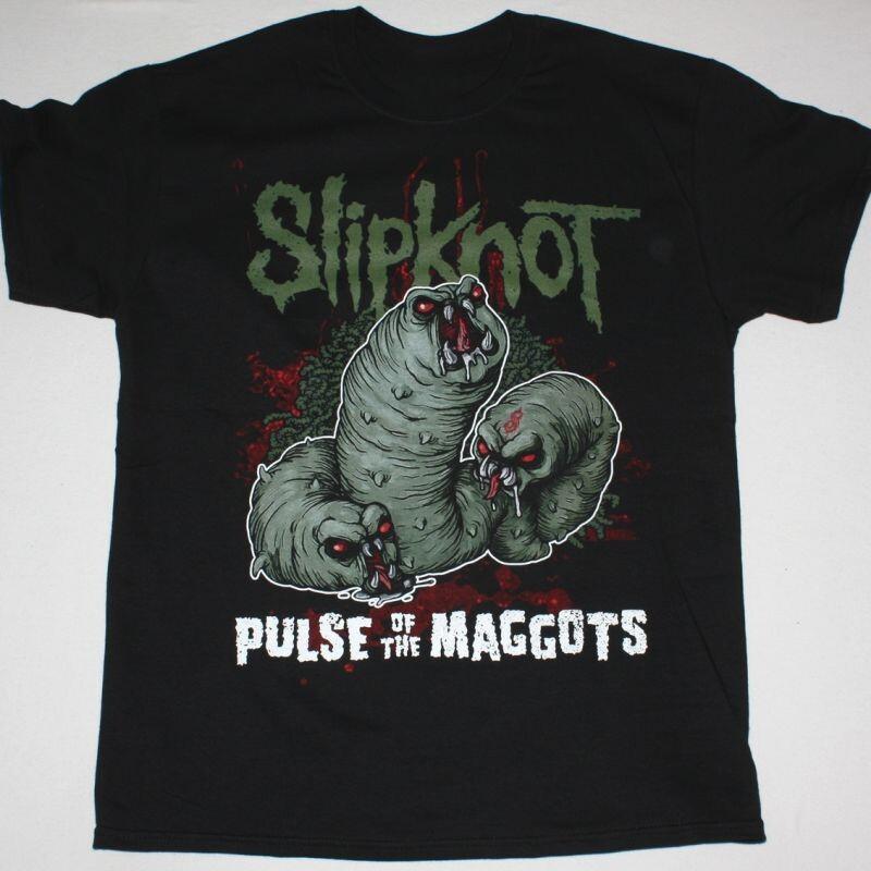 

SLIPKNOT PULSE OF THE MAGGOTS Cotton Black All Size T Shirt For Men TT184 Unisex T-Shirt L