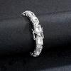 Luxury Hip Hop Square Zircon Cuban Chain Ice Candy Necklace for Men and Women