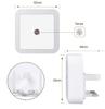 Auto Sensor Night LED Light Automatic Lamp Indoor Hallway Bedroom Living Room Stair Lampu Tidur Pink Blue White Lighting