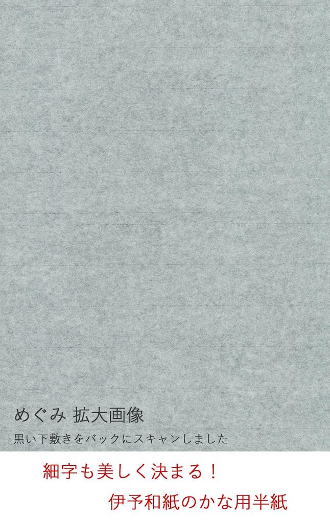 Kobaido Calligraphy Paper, Kana Writing Paper, Megumi, 1000 Sheets, Smudge-Resistant, Shows Off Scratches, Ideal for Kana Practice, Iyo Washi